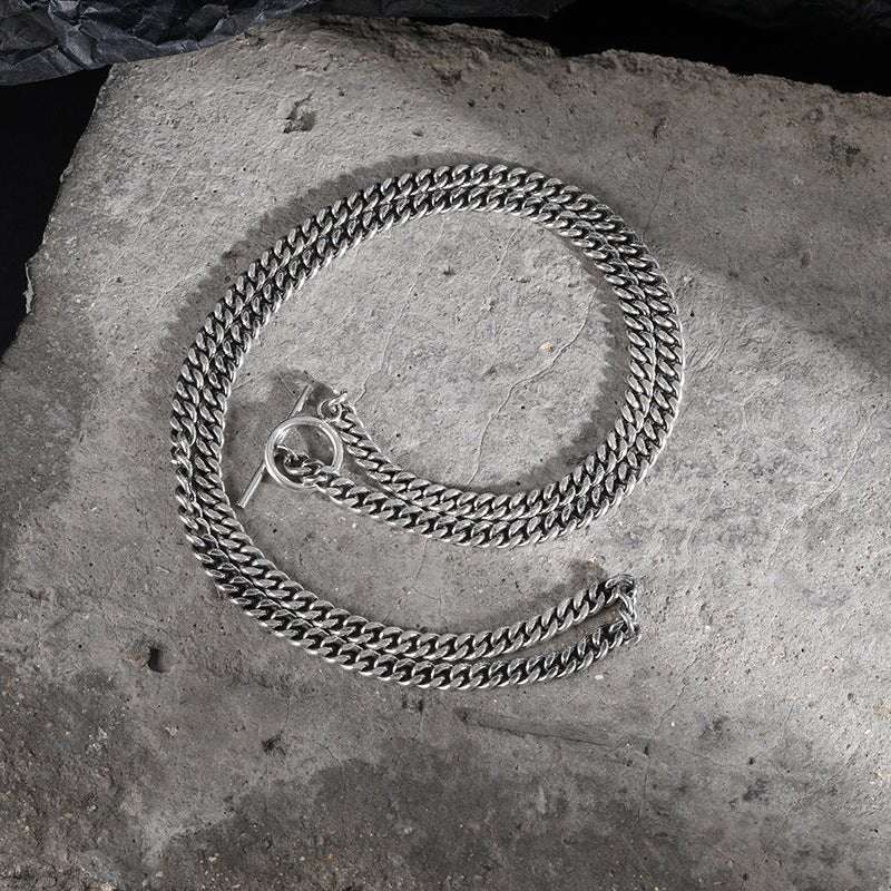 Necklace For Women Ins Hip Hop 925 Sterling Silver European And American Entry Lux Niche Personality - Sophinity
