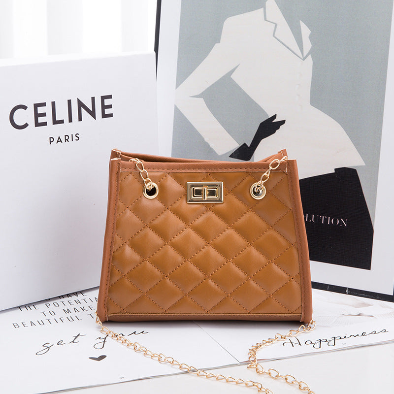 Mini Chain Shoulder Bags Rhombus Sewing Small Square Bags For Women - Sophinity