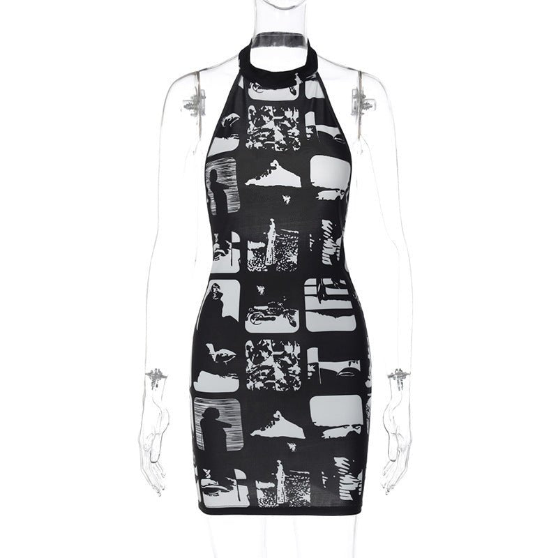 Women's Clothing Fashion Backless Sheath Dress - Sophinity