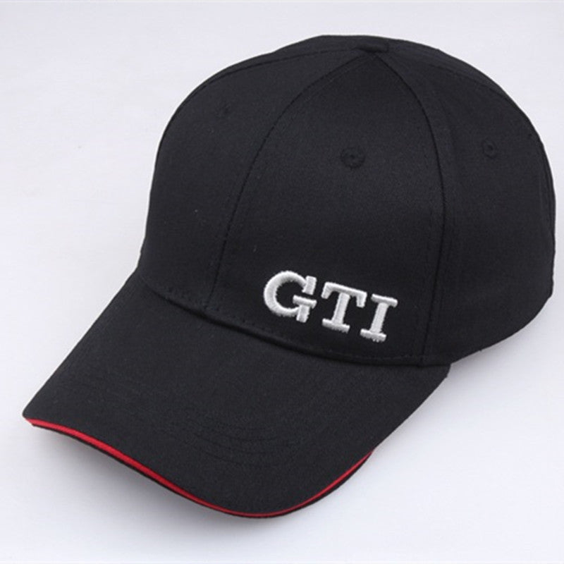 Black GTI Golf Baseball Hat with a Comfortable Fit for Casual Wear
