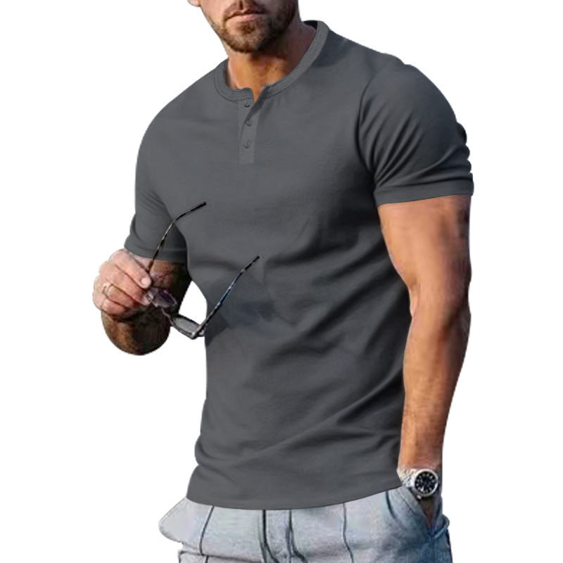 Stylish Slim Fit Athleisure T-shirt in Gray for Comfortable Casual Wear