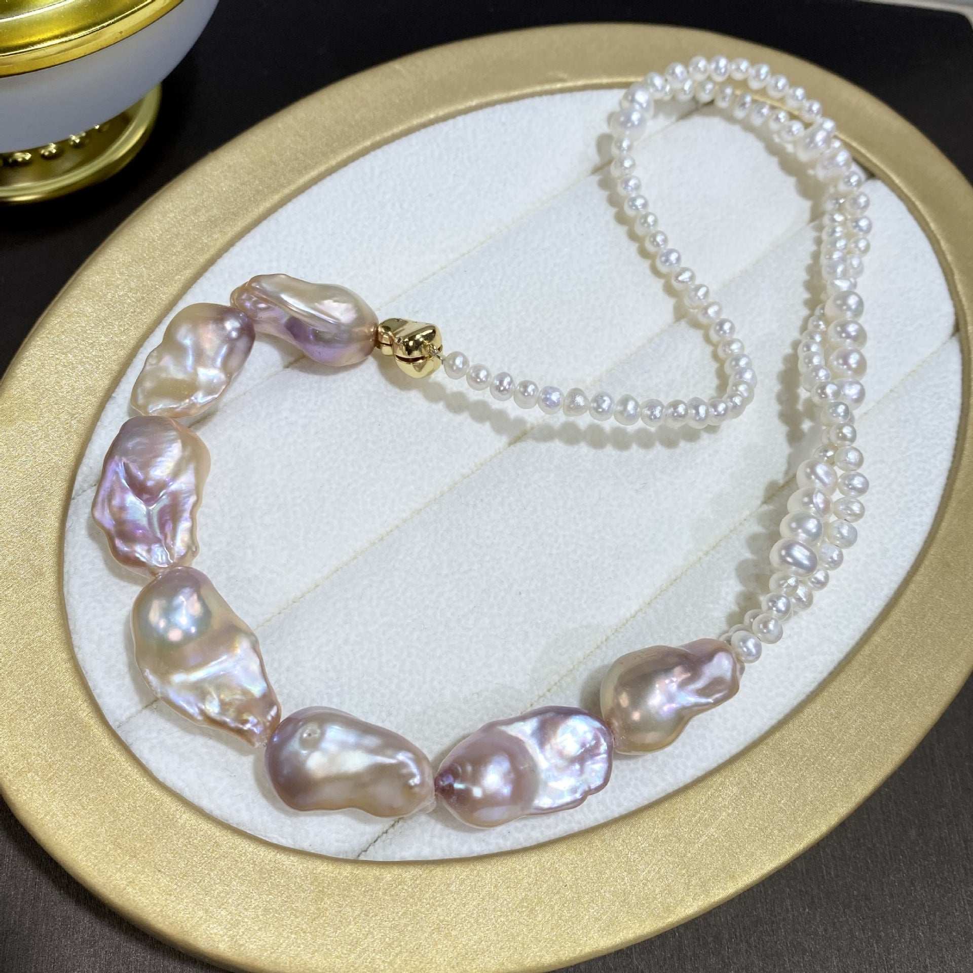 Long Autumn And Winter Natural Baroque Pearl Necklace For Women - Sophinity