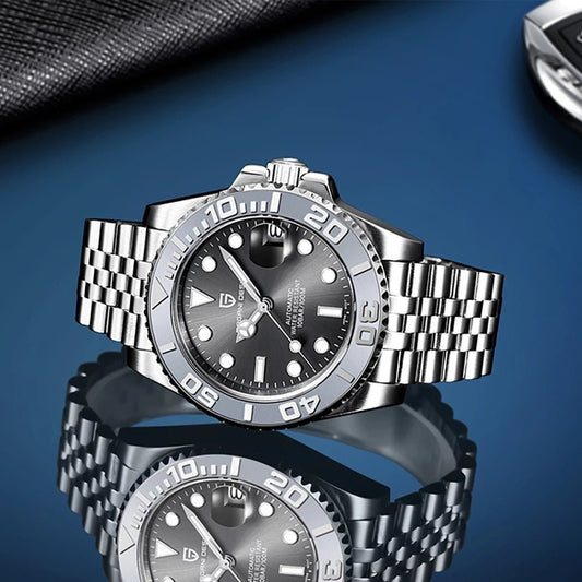 Fashion Men Mechanical Watch Luminous Rotatable - Sophinity