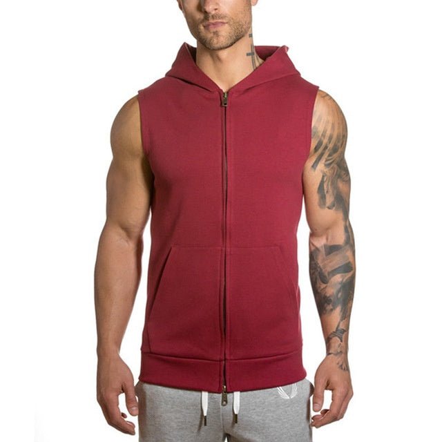 Sleeveless Men's Hoodies - Sophinity