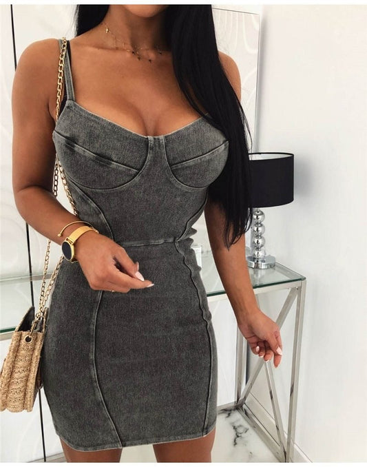 Denim hip dress - Sophinity