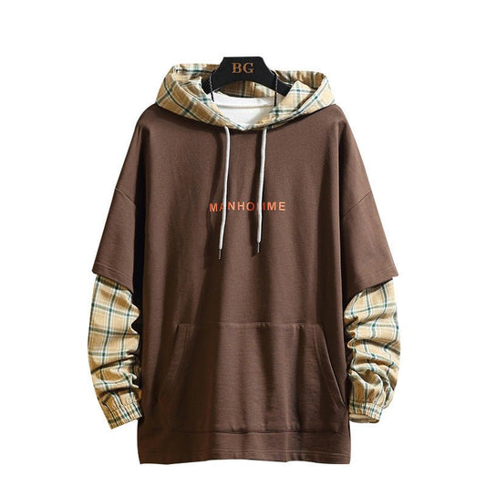 Fake two hooded hooded hoodies - Sophinity