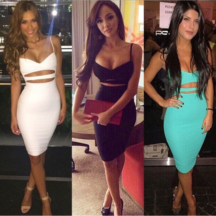 Sexy nightclub dress with high waist and hip - Sophinity