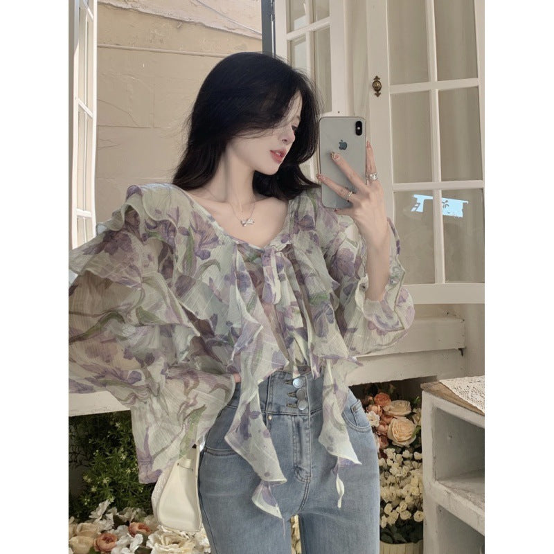 Fairy Spring Loose Temperament Chic Shirt - Sophinity