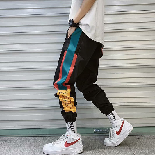 Colorblock Loose Harem Pants - Sophinity