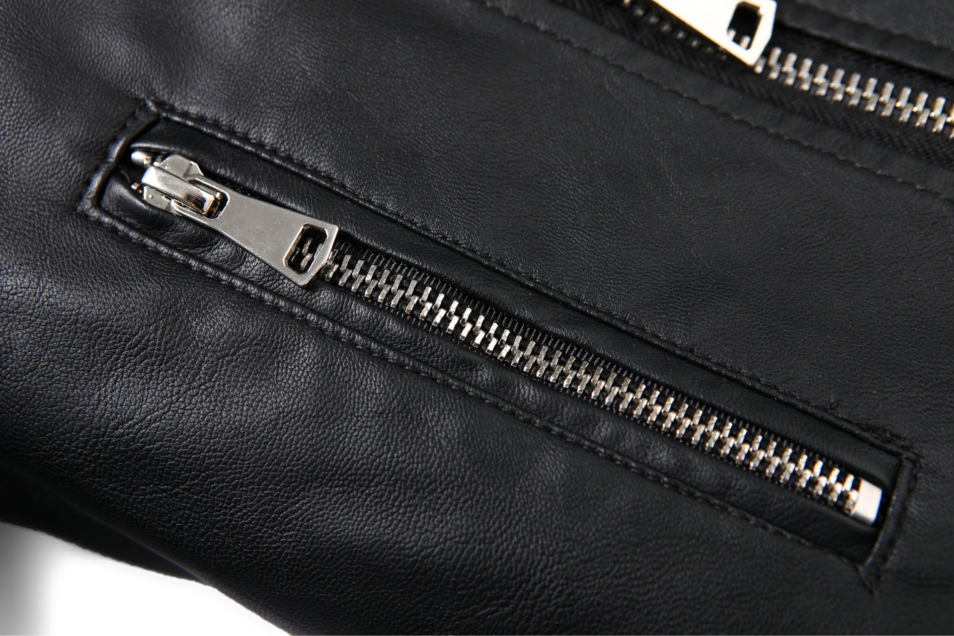 Men's Motorcycle Leather Jacket Jacket - Sophinity