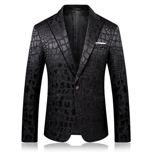 Casual Single Suit Dress Jacket Black Dress - Sophinity