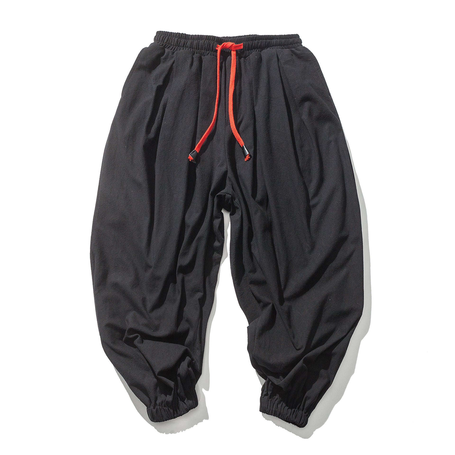 Loose Cotton Linen Trousers Men's Wide - leg Pants Harlan Feet Pants - Sophinity