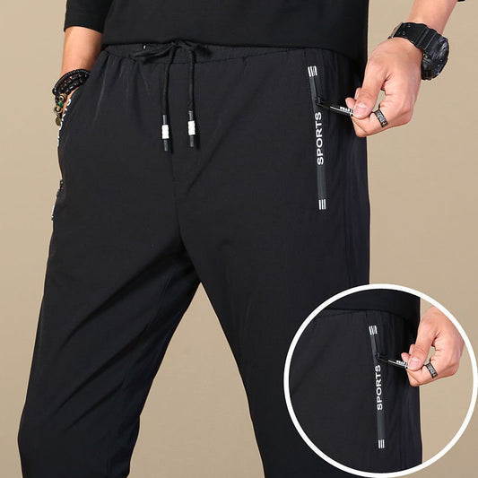 Summer Ice Silk Stretch Casual Pants Boys Quick - Drying Elastic Pants - Sophinity