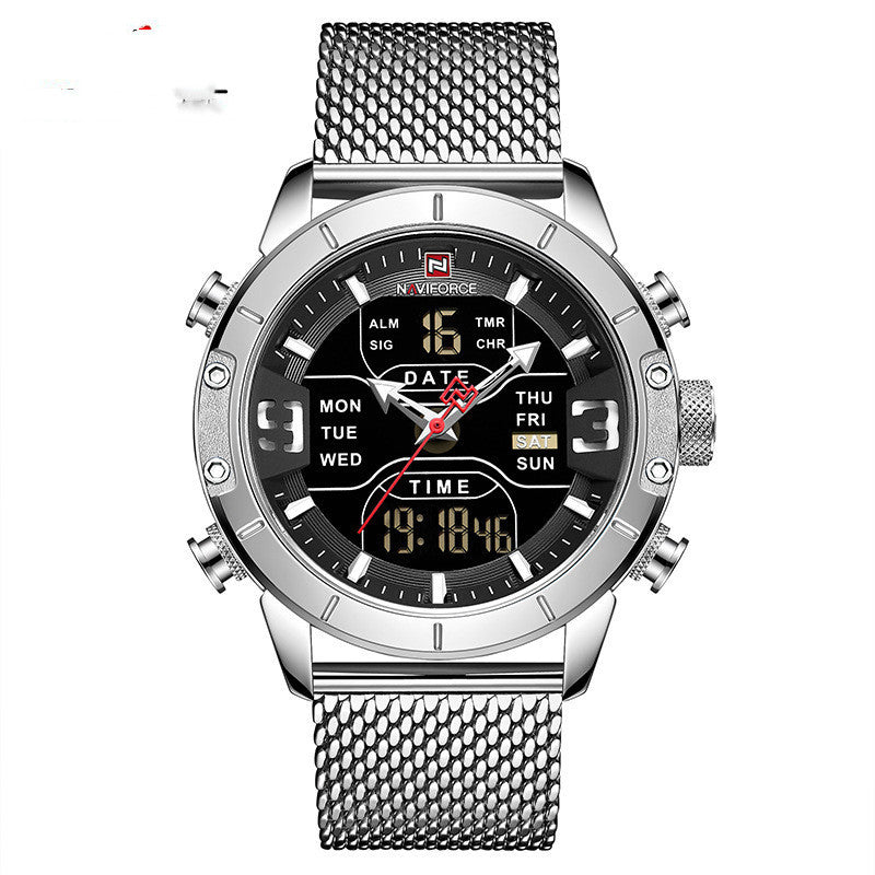 Alarm Clock Calendar Business Quartz Electronic Men's Watch - Sophinity