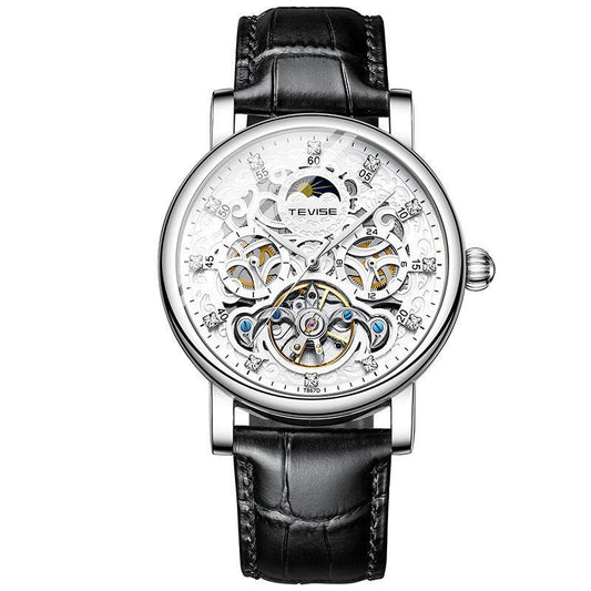 Belt Watch Diamond Hollow Automatic Mechanical Watch Men - Sophinity