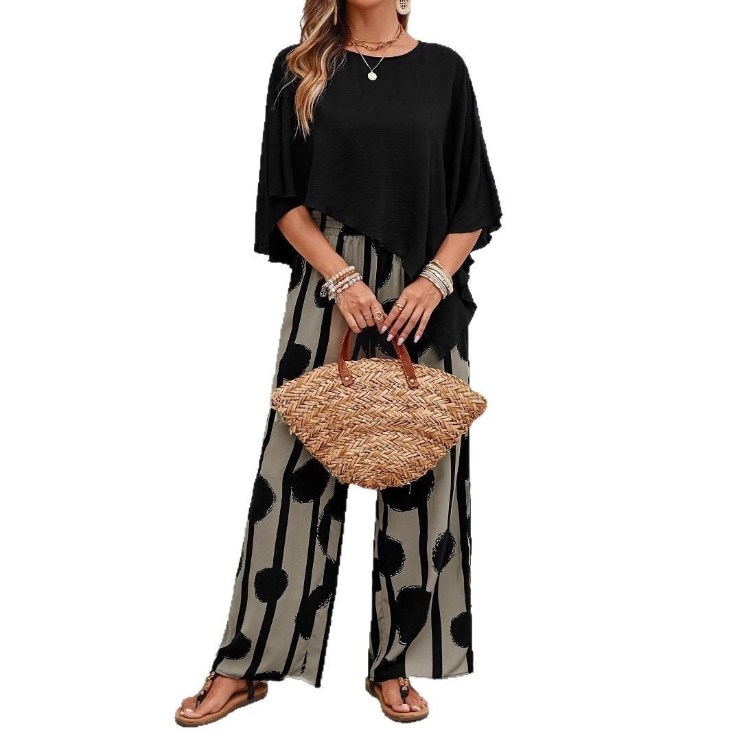 Summer Casual Women's Trousers Suit - Sophinity