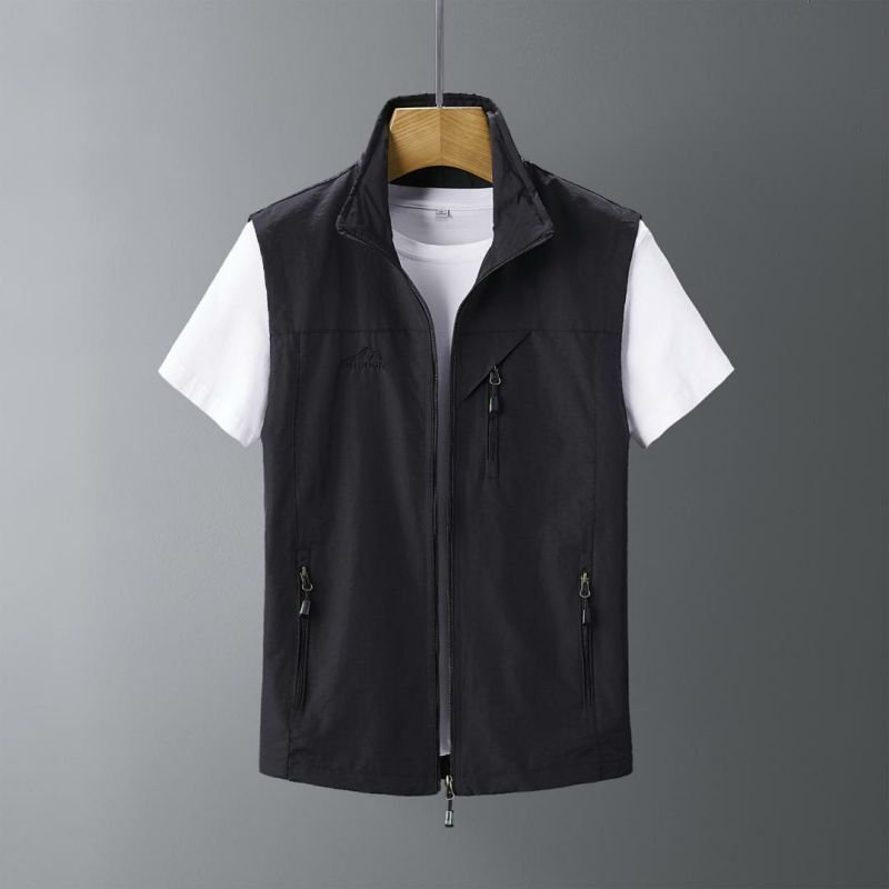 Men's Outdoor Casual Rabbit Fur Vest Waistcoat Coat - Sophinity