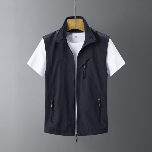 Men's Outdoor Casual Rabbit Fur Vest Waistcoat Coat - Sophinity