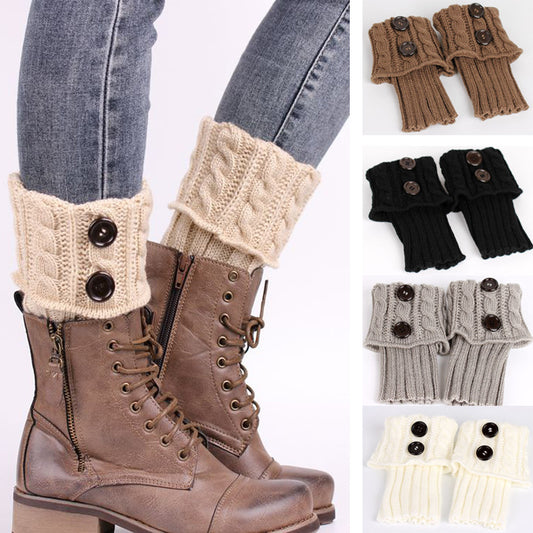 Button twist knit socks - Sophinity