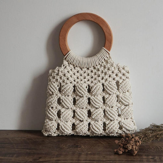 Fashion cotton rope straw women bags - Sophinity