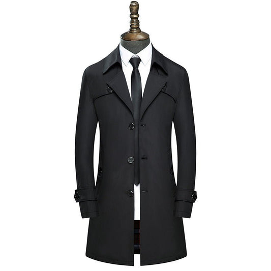 Slim handsome coat trench coat - Sophinity