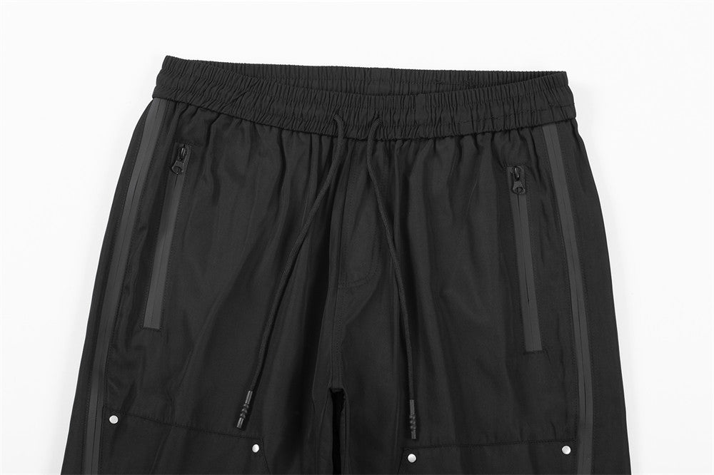 Mechanical Style Workwear Shorts Men's Summer American High Street
