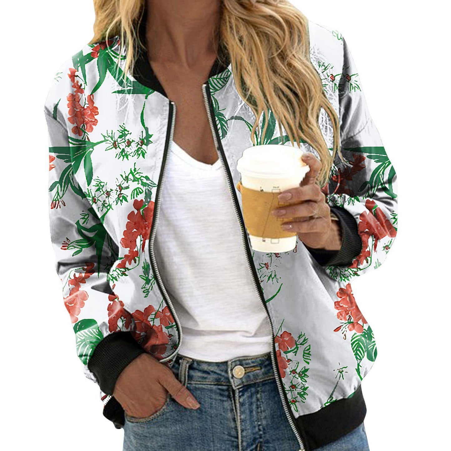 Women's Jacket Baseball Uniform 3D Printed Clothes - Sophinity