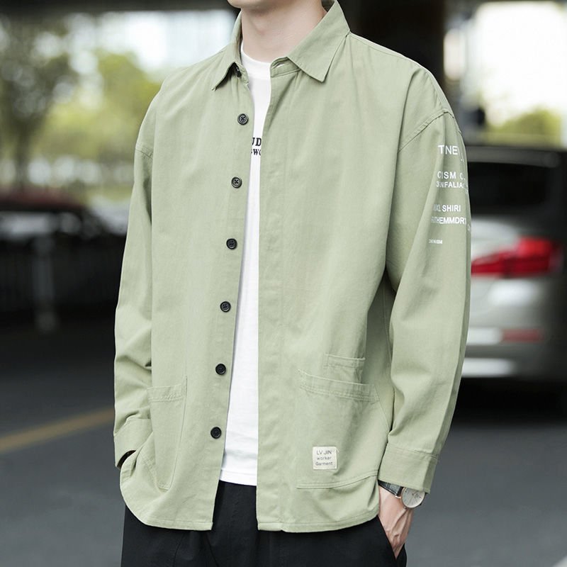 Thin Casual Loose Hong Kong Style Business Formal Wear Trend Non - iron Outer Wear Men's Jacket - Sophinity
