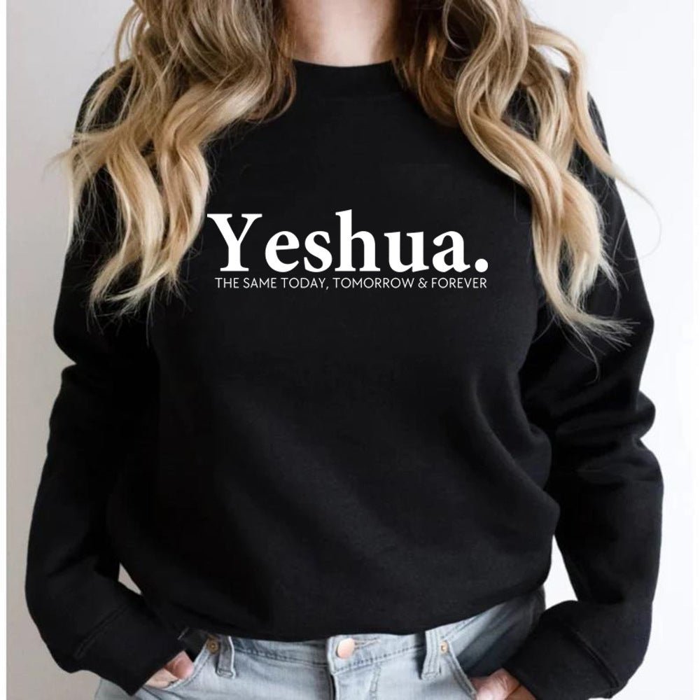 Vintage Yeshua Christian Sweatshirt Christian Apparel Faith - Sophinity