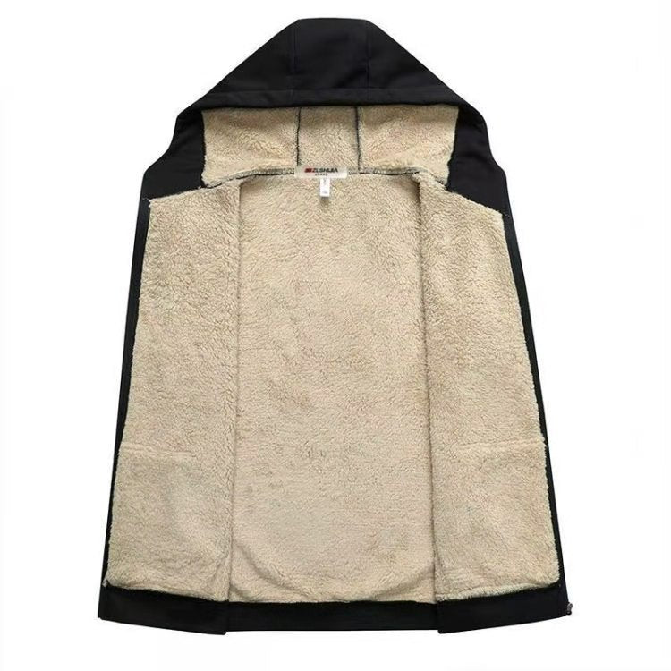 Hooded Sports Casual Cardigan Warm Jacket - Sophinity