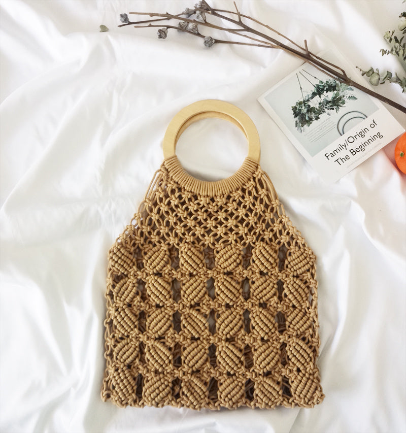 Fashion cotton rope straw women bags - Sophinity
