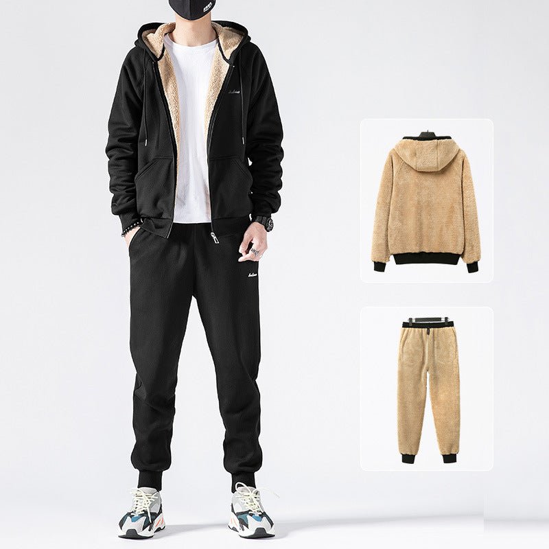 Hooded Sports Casual Cardigan Warm Jacket - Sophinity