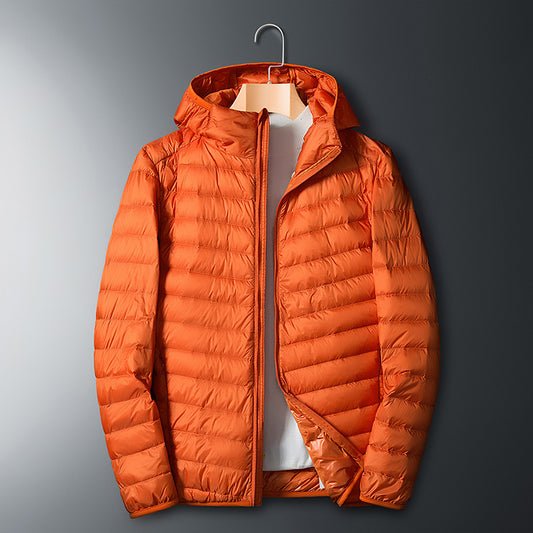 Sheer hooded down jacket - Sophinity