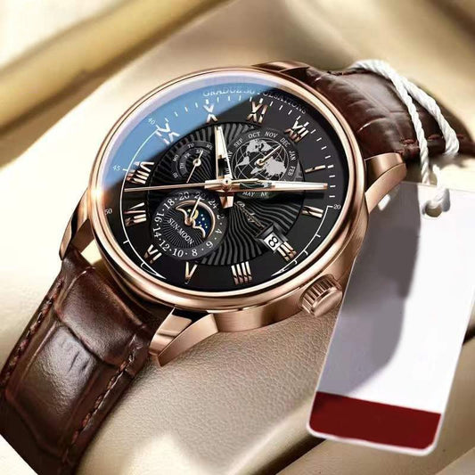 Fashion Personality Business Belt Watch Men - Sophinity