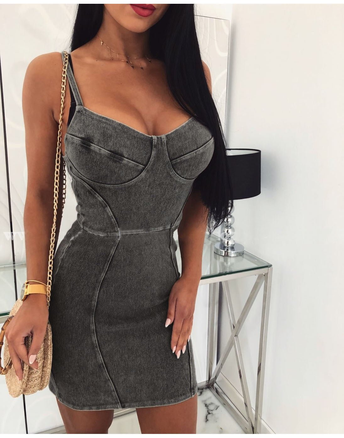 Denim hip dress - Sophinity