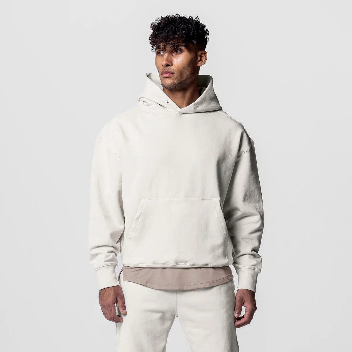 Men's Thick Cotton Hoodies Training Sets Casual Sports Kits Pullover Hooded Top With Pants Sweatshirts Gym Running Tracksuits - Sophinity