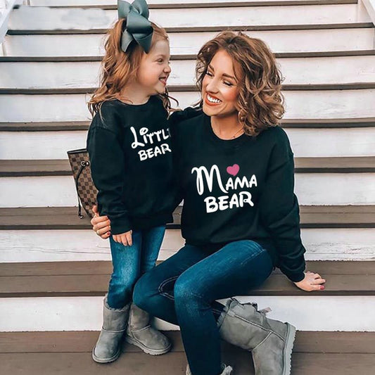Autumn And Winter Letters Love Printed Parent - child Sweater - Sophinity