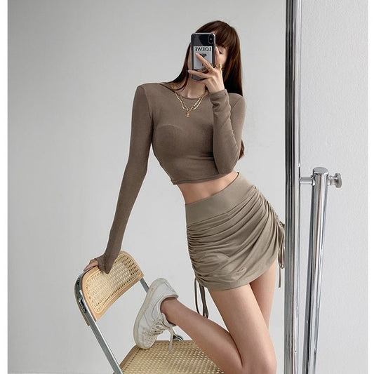 Skirts Tight Dancing Fitness Short Skirts Tide - Sophinity
