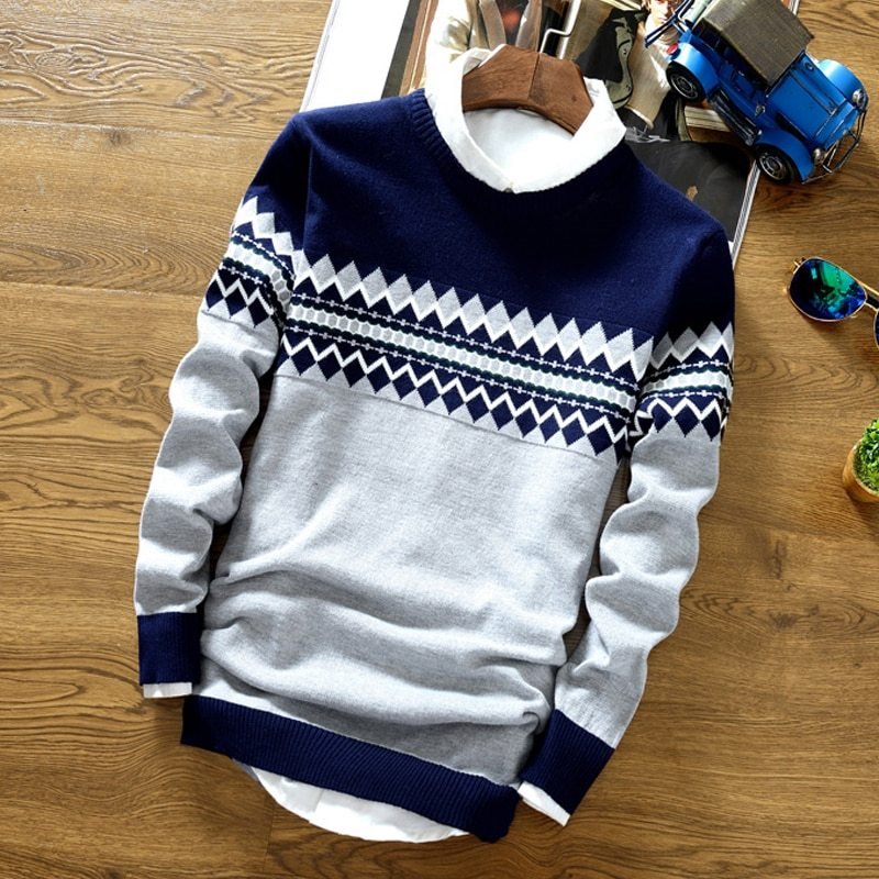 Autumn and winter new round neck pullover sweater sweater - Sophinity