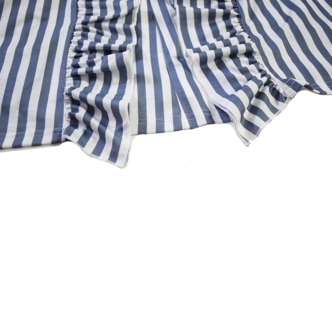 Striped big ruffle sleeve parent - child dress - Sophinity