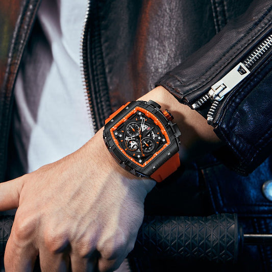 Outdoor Style Tonneau Men's Watch - Sophinity
