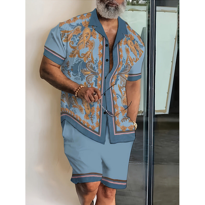 Men's Shirt Suit Yards 3d Digital Printing - Sophinity