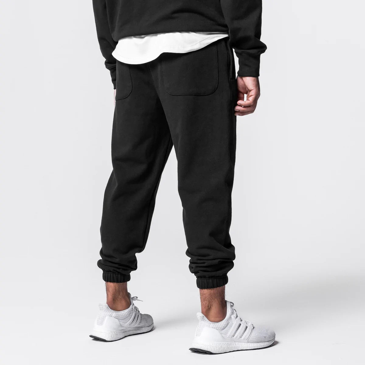Men's Thick Cotton Hoodies Training Sets Casual Sports Kits Pullover Hooded Top With Pants Sweatshirts Gym Running Tracksuits - Sophinity