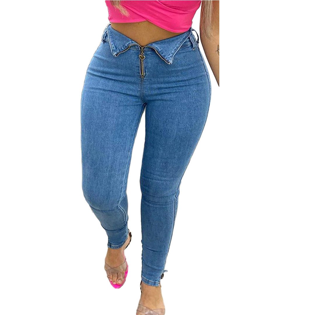 Fashion casual jeans with jeans - Sophinity