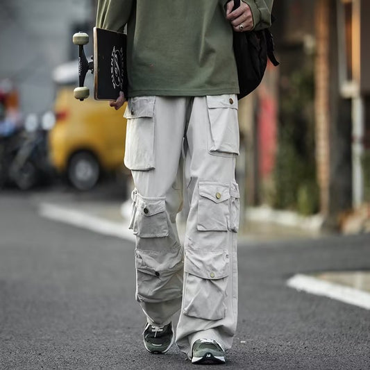 New High Street Vintage Mechanical Style Workwear Casual Trousers