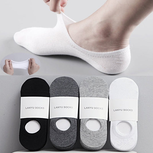 Silicone anti - slip breathable invisible cotton socks - Sophinity