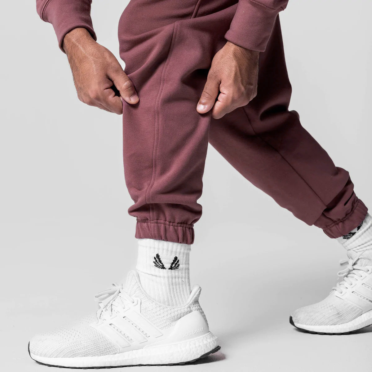 Men's Thick Cotton Hoodies Training Sets Casual Sports Kits Pullover Hooded Top With Pants Sweatshirts Gym Running Tracksuits - Sophinity