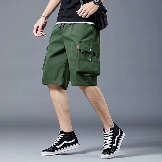 Korean Style Loose Multi - pocket Cargo Pants - Sophinity