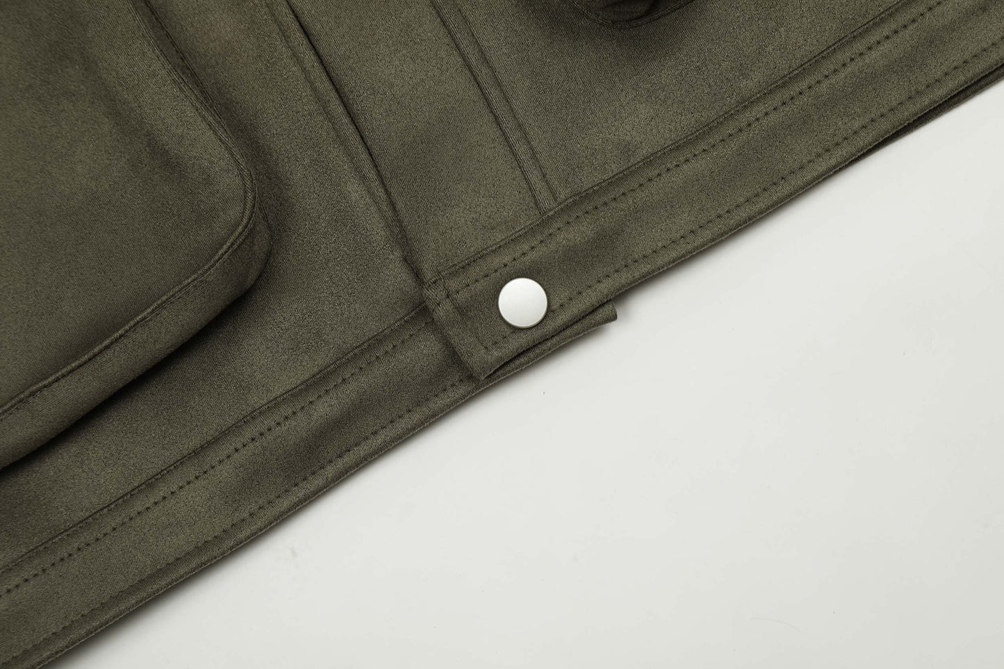 High Street American-style Multi-pocket Suede Flight Jacket