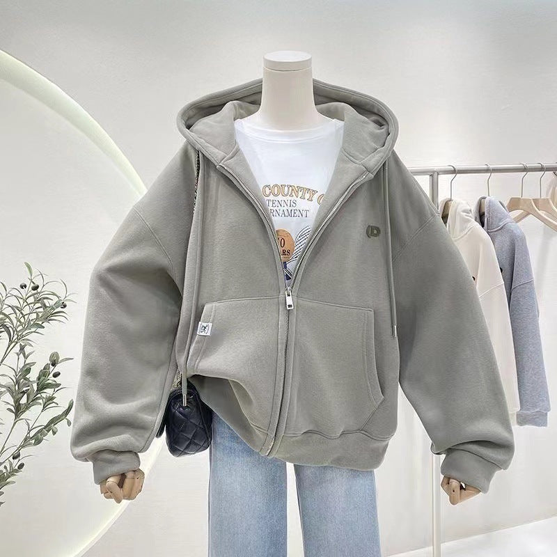 Women's Hooded Sweater Autumn And Winter Simplicity - Sophinity